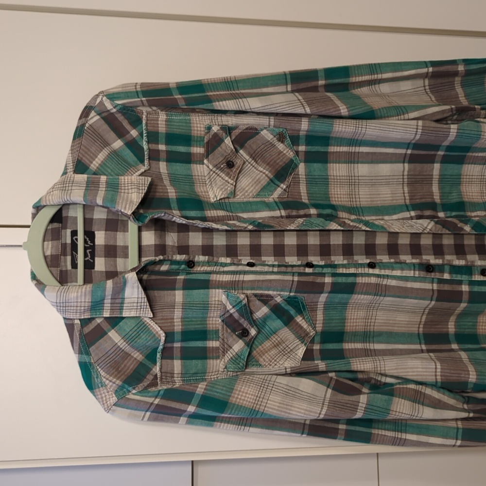Fox Racing Men's Button Up Shirt Size Medium